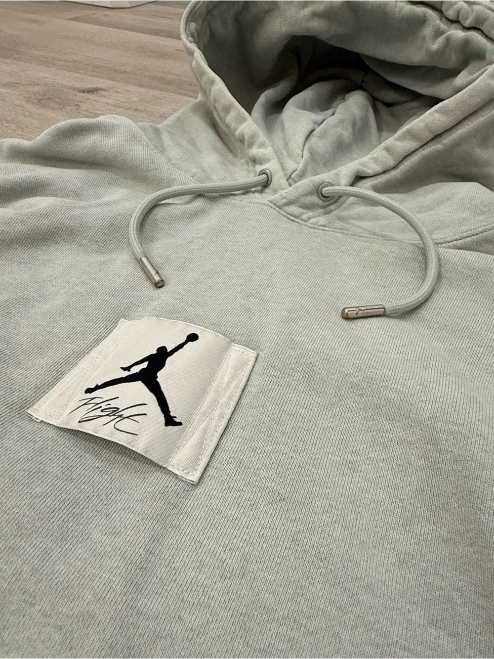 Jordan Light Gray/Blue Hoodie